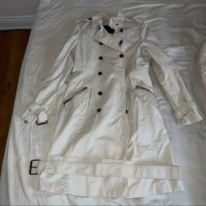 Zara Trench Coat Beige Size Medium